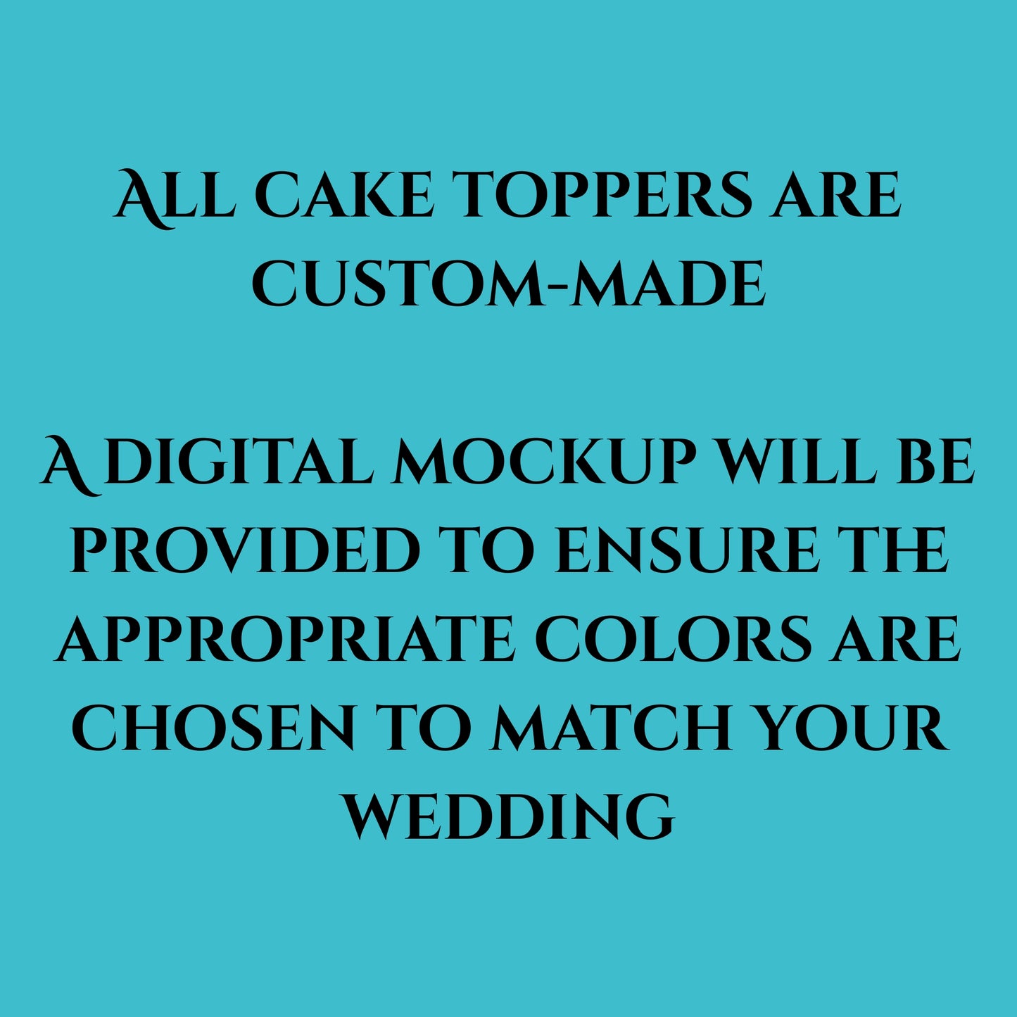 Wedding Cake Topper
