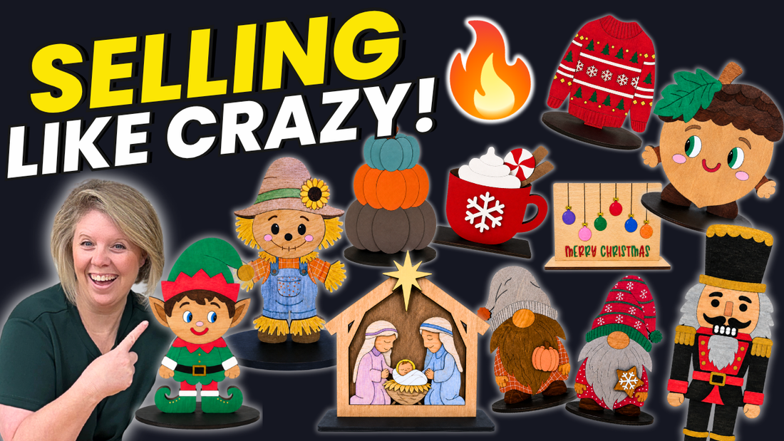 DIY Paint Kits to Sell: What I Changed for Fall & Christmas