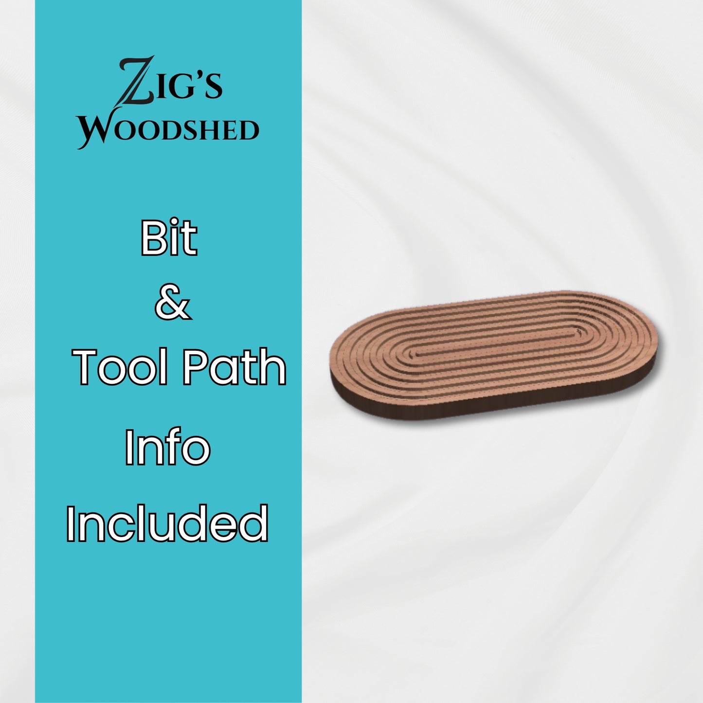 Oval wooden bread board with grooved crumb-catching design for slicing bread loaves cleanly and keeping counters tidy. Digital download for CNC machine.