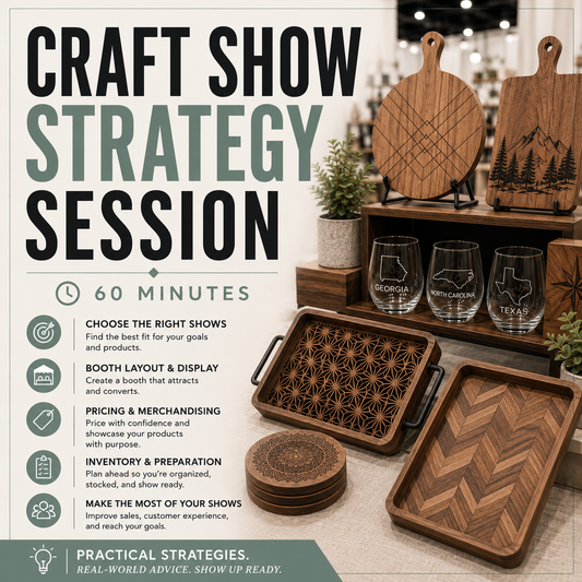 Craft Show Strategy Session (60 Minutes)