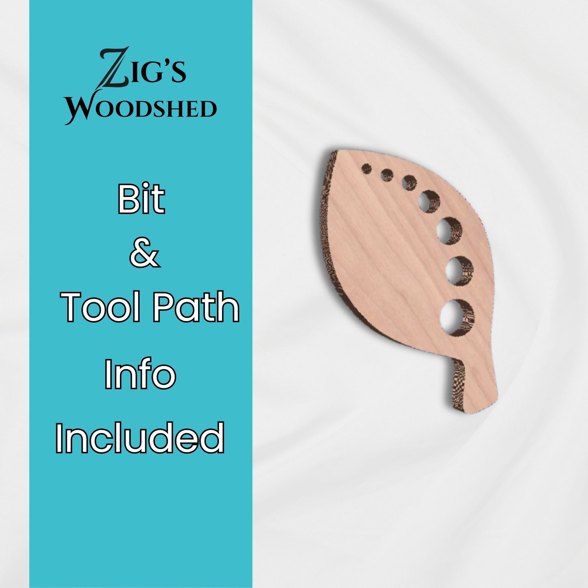 Digital rendering of a wooden herb stripper.  Digital CNC file for purchase.  Includes bit and tool path recommendations.