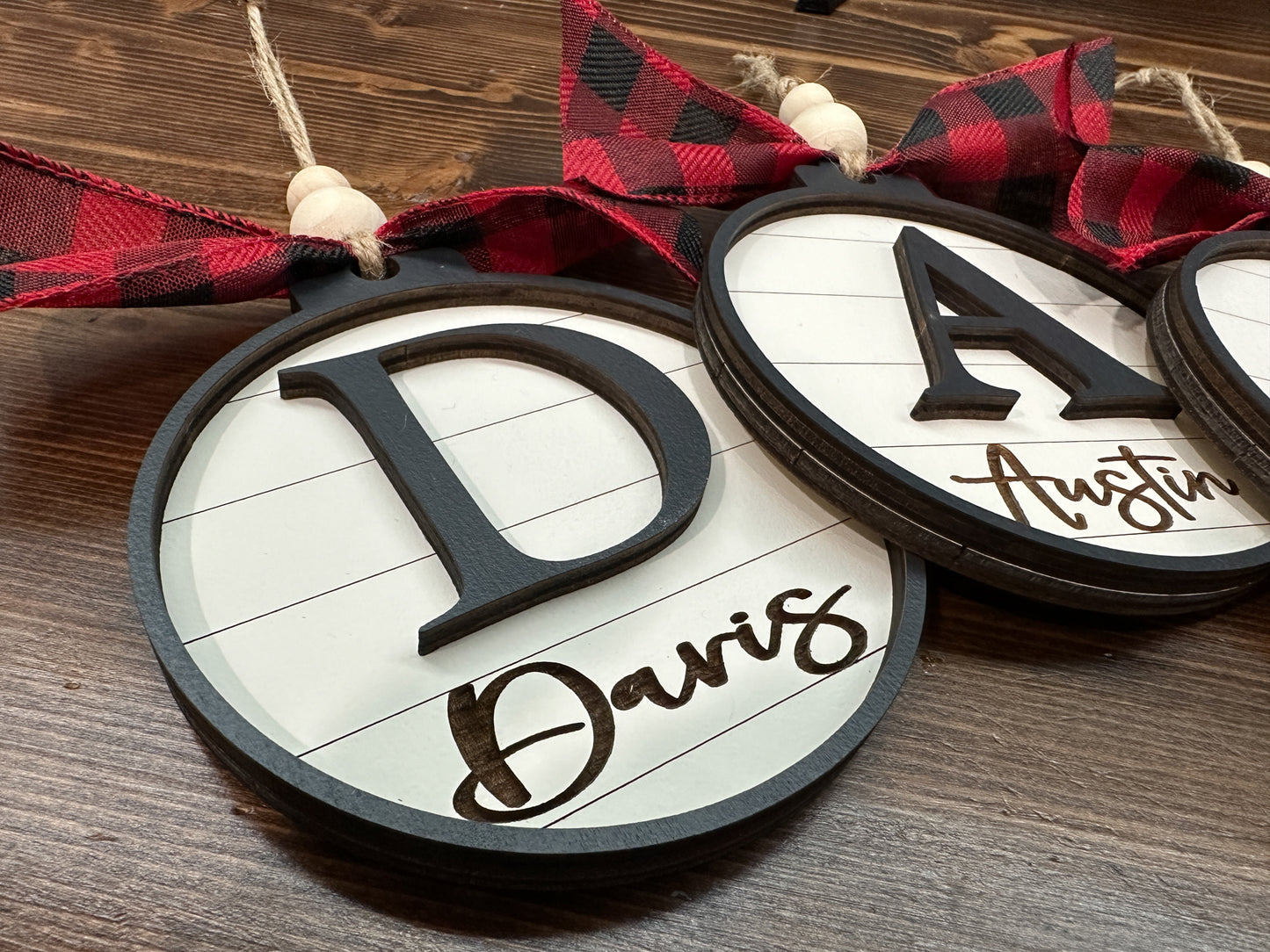 Custom Monogram Ornament