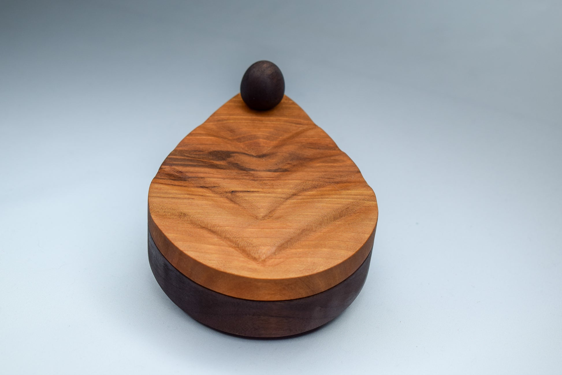 Handmade woodworking gift for the cooks in your life - a beautifully crafted salt cellar.