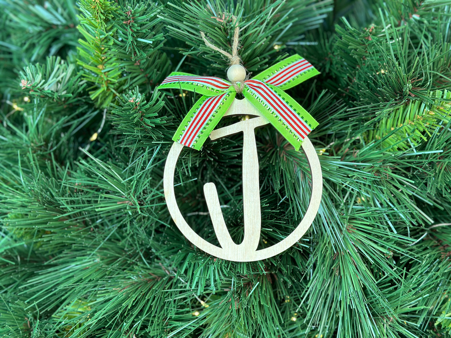 Monogram Christmas Ornament