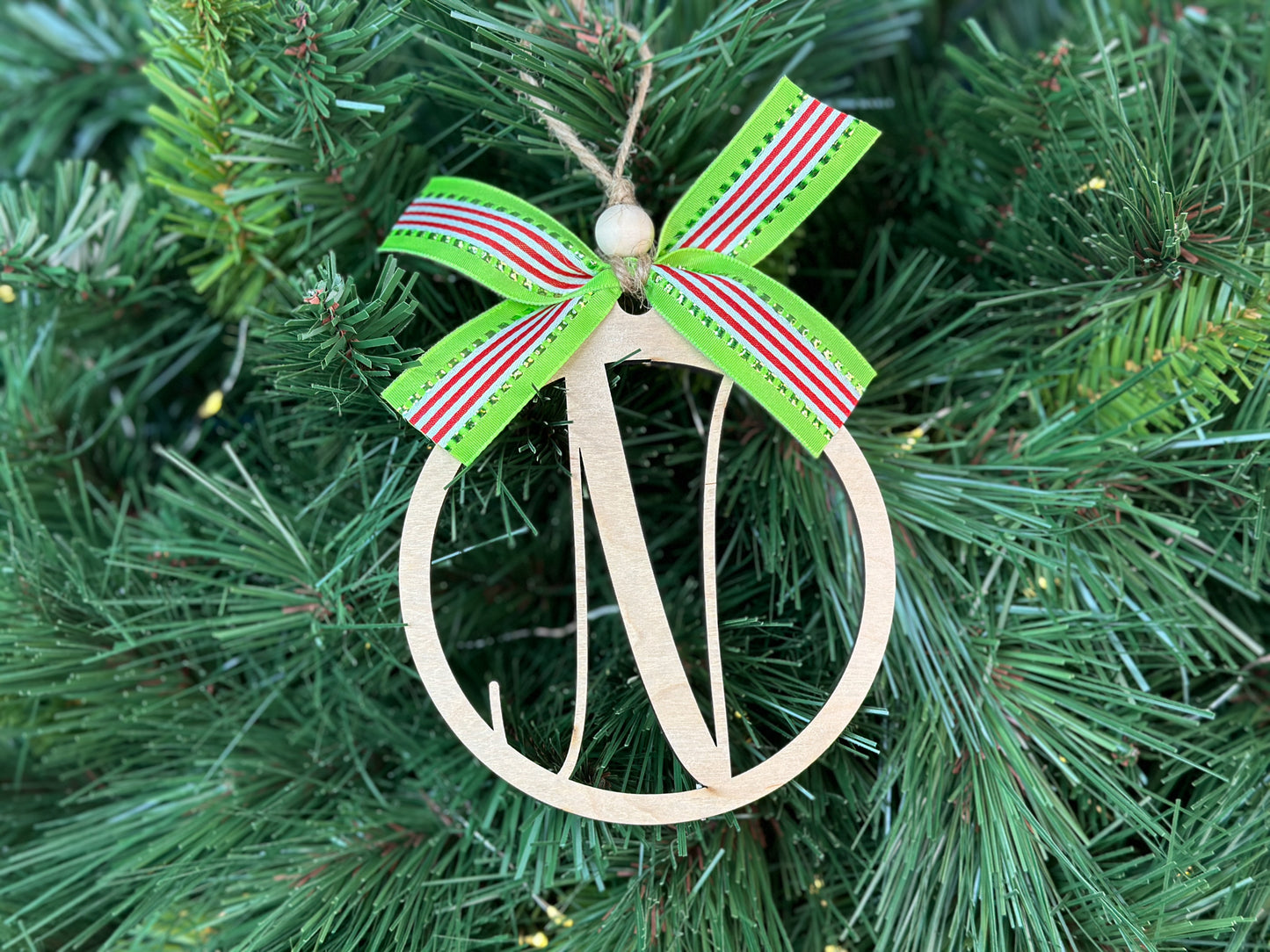 Monogram Christmas Ornament