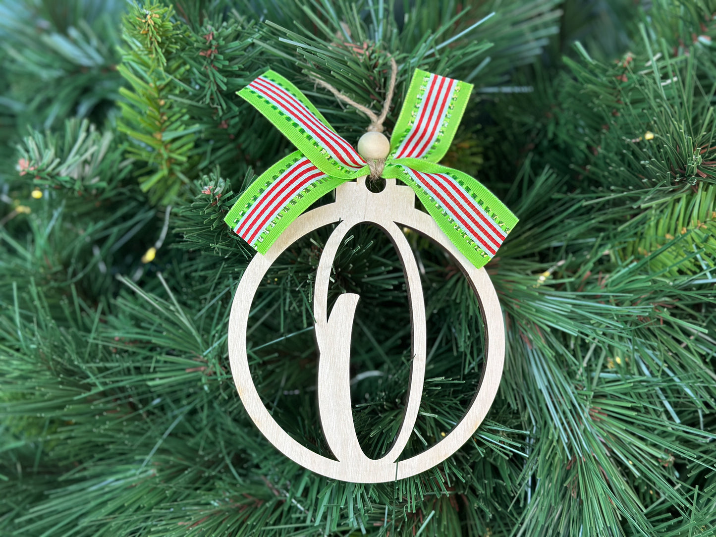 Monogram Christmas Ornament