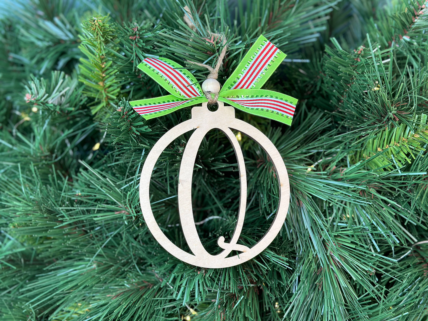 Monogram Christmas Ornament