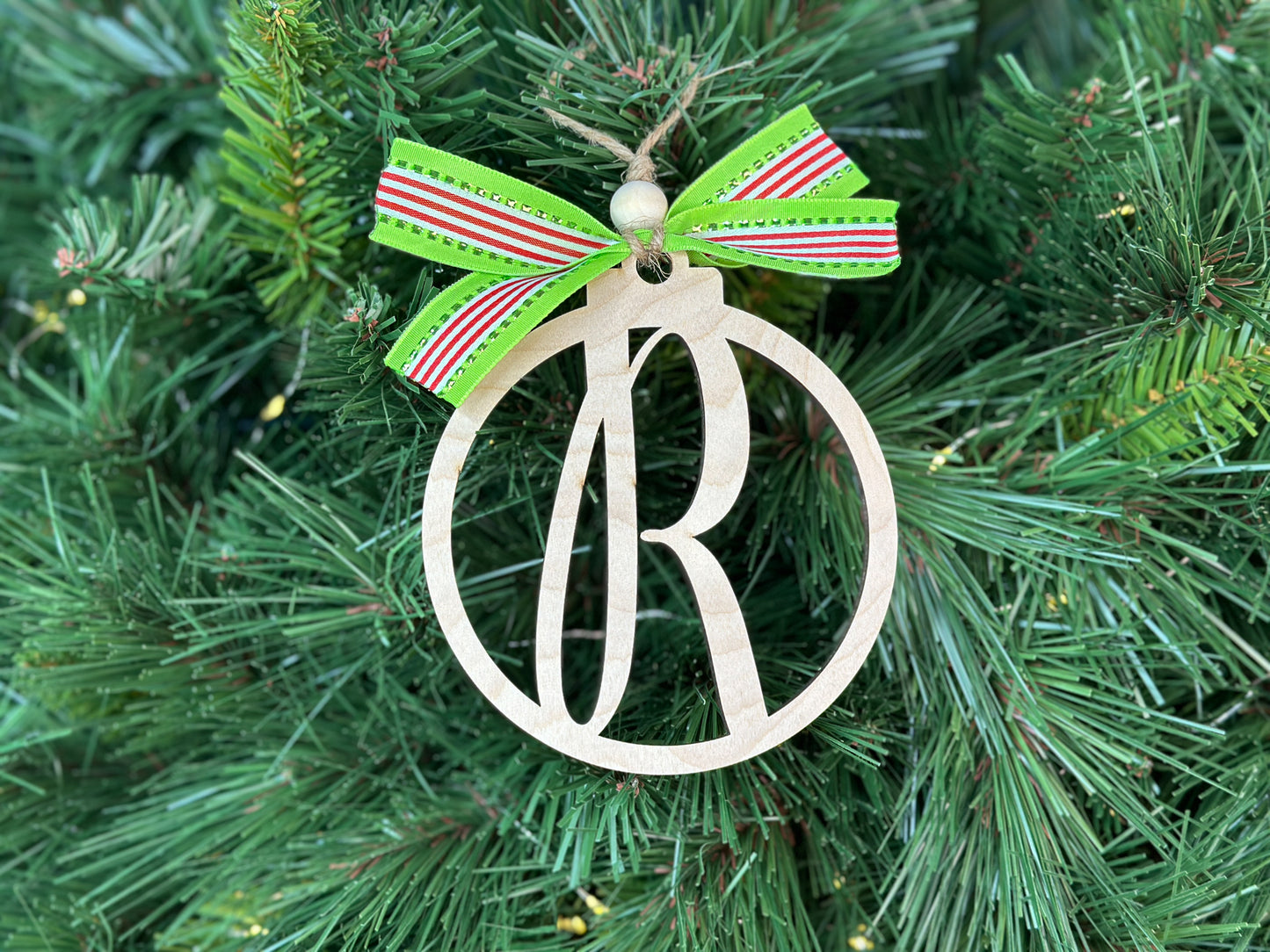 Monogram Christmas Ornament