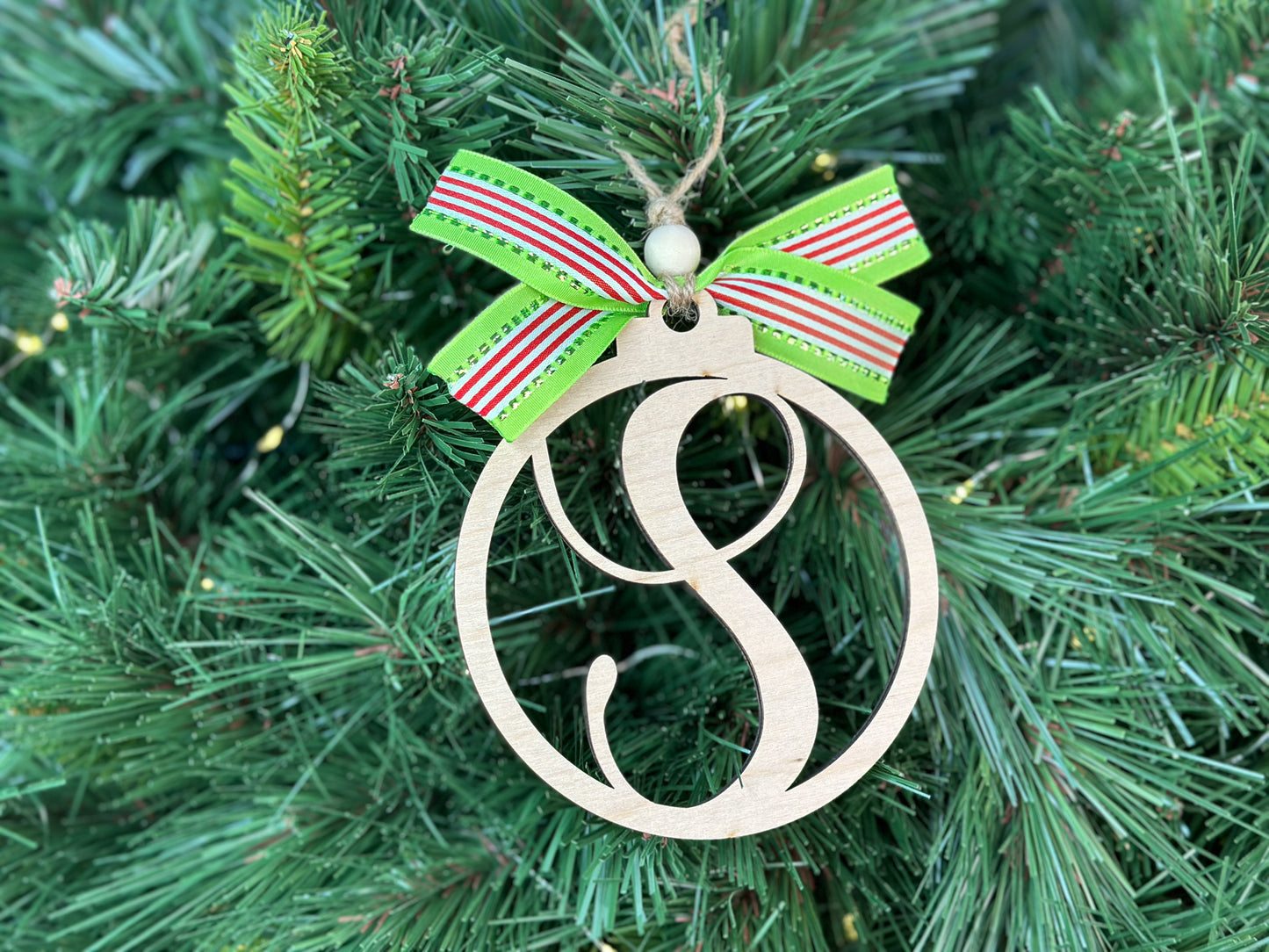 Monogram Christmas Ornament