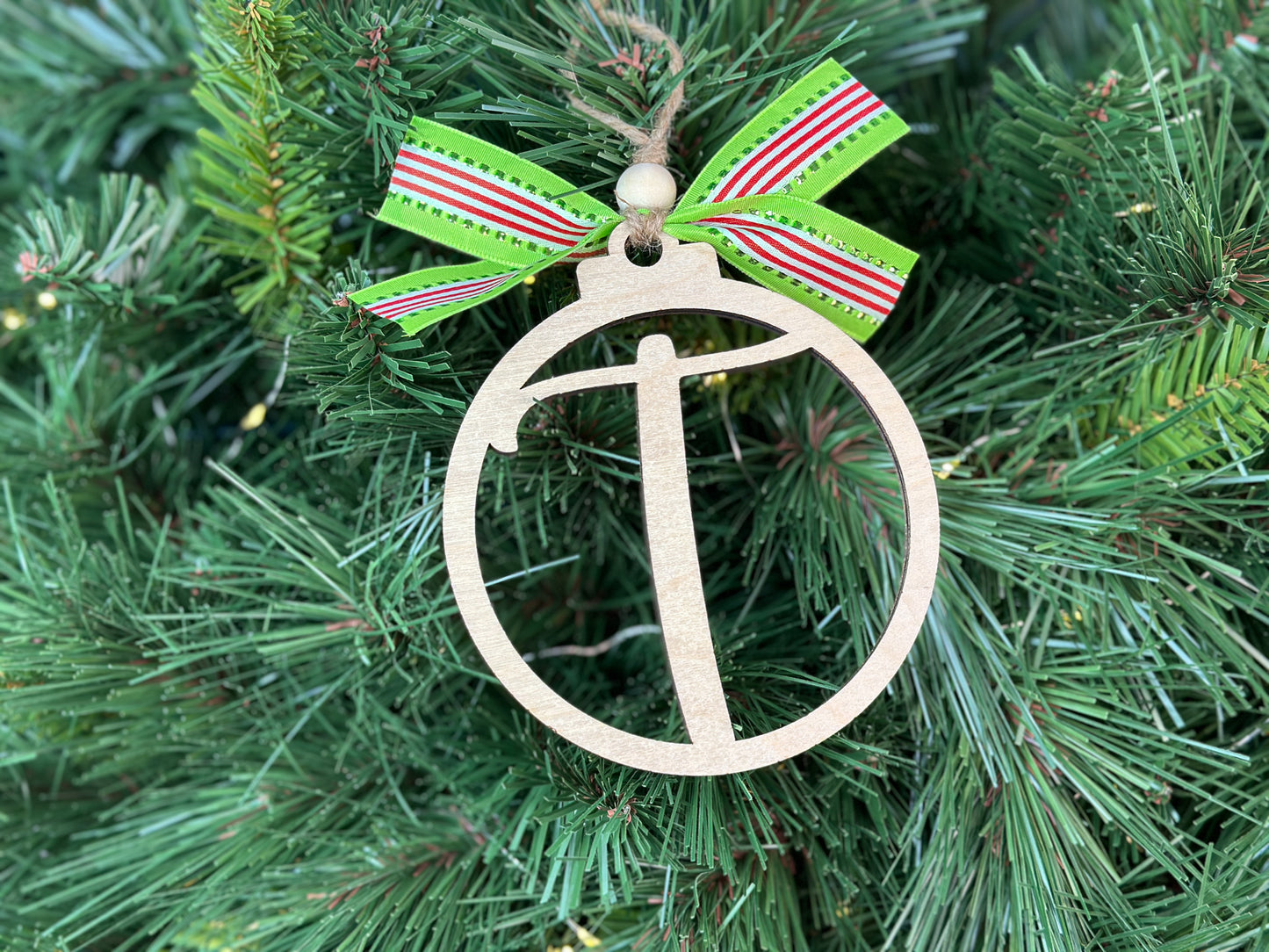 Monogram Christmas Ornament