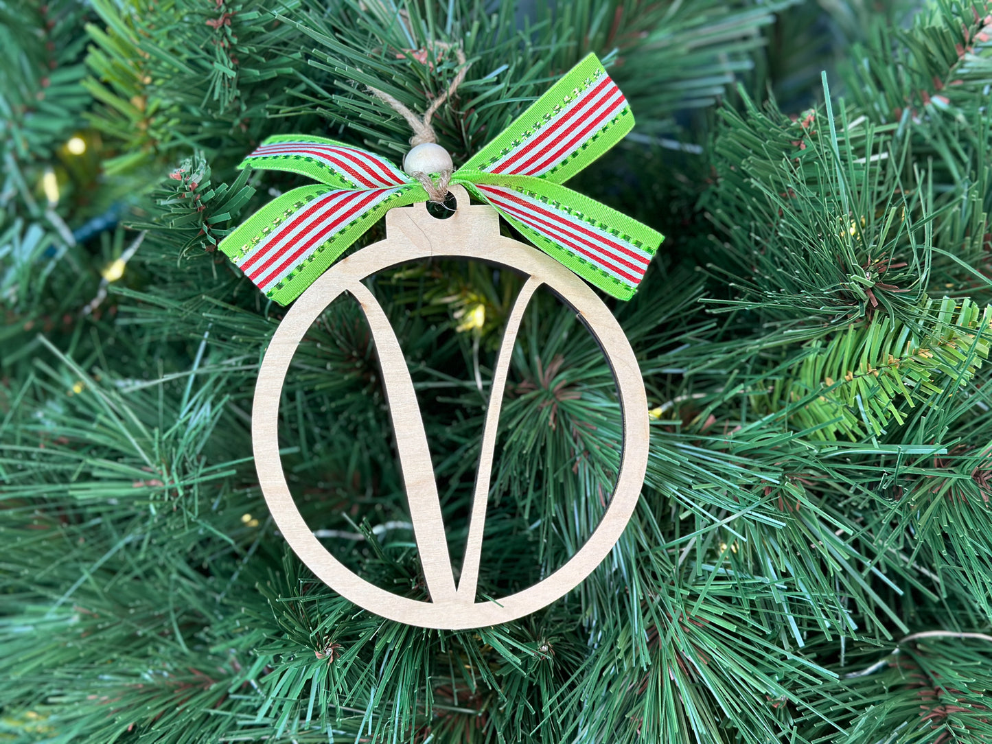 Monogram Christmas Ornament