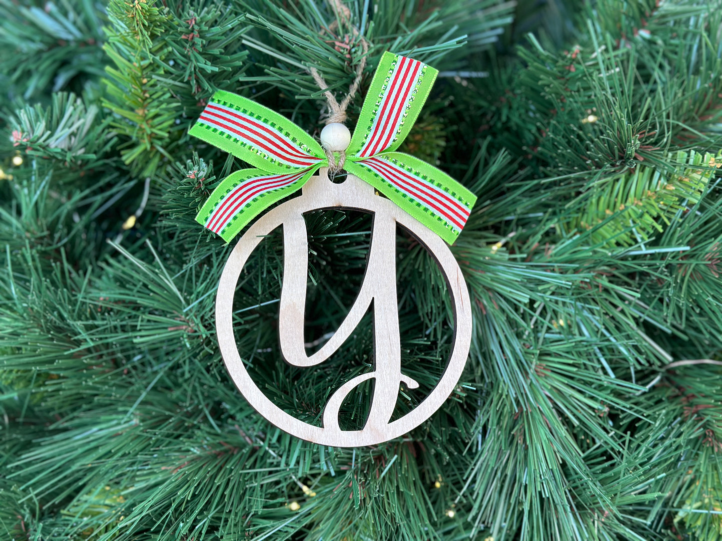 Monogram Christmas Ornament